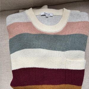Madewell striped sweater size M